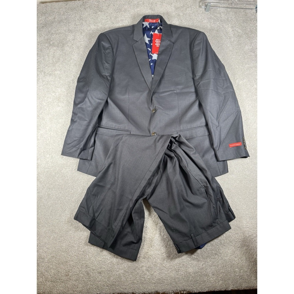 Shinesty Professional Gray Office 2 Piece Men's Full Suit 38x31 Pants Jacket‎ 52